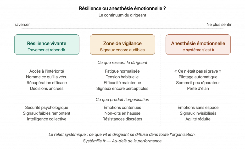 Résilience et anesthésie émotionnelle